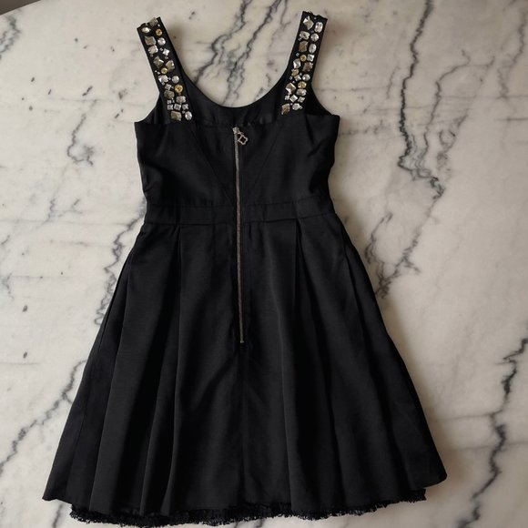 Pink Tartan Dress with Rhinestone Straps - Picture 12 of 13